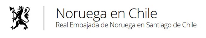 Logo de la Real Embajada de Noruega en Santiago de Chile